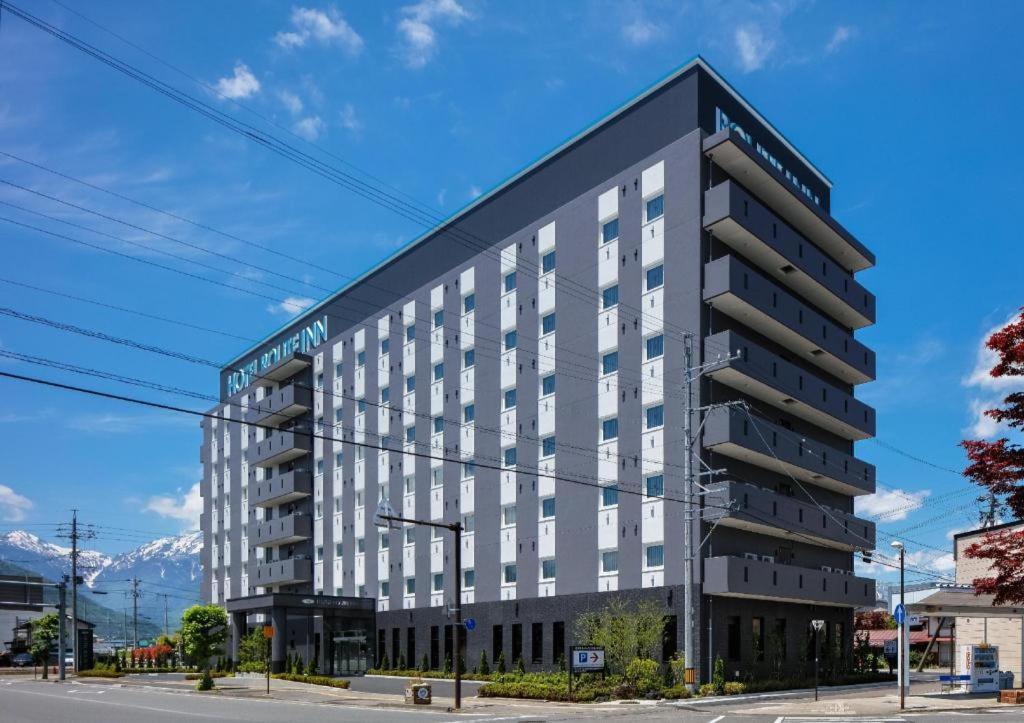 Hotel Route-Inn Shinano Omachi Ekimae Екстериор снимка