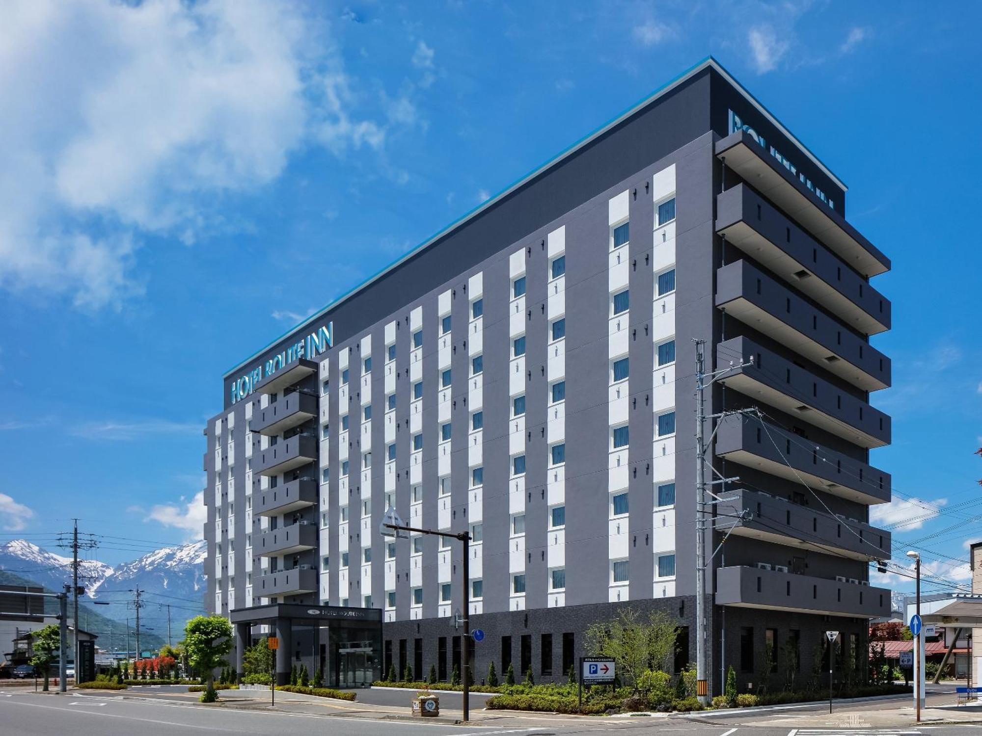 Hotel Route-Inn Shinano Omachi Ekimae Екстериор снимка